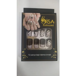 Cosmetics Taşlı Takma Tırnak