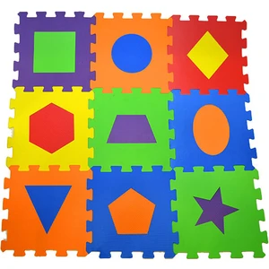 Matrax Oyuncak Eva Puzzle Yer Matı Geometrik Şekiller
