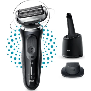 Yeni Seri 7 N7200cc Kablosuz Tıraş Makinesi, SmartCare, AutoSense, 360° Flex, Islak & Kuru