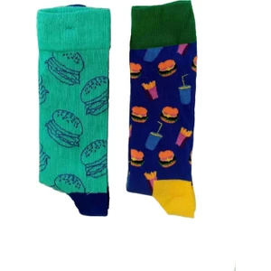 Neşeli Socks 2'li Paket 4 Mevsim Erkek Soket Çorap