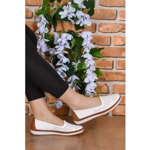 Moda Ayakabı 2896 Kadın Düz Babet Ayakkabı