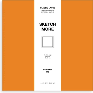 Poli Art Design Kare 20 x 20 cm Eskiz Defteri Marker ve Grafik Için Classic Big Sketchbook