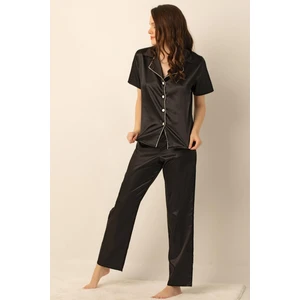 Miorre Bayan Saten Pijama Takımı