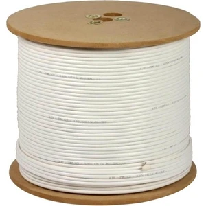 60 Metre RG6U/4U Uydu Çanak Anten Kablosu Beyaz