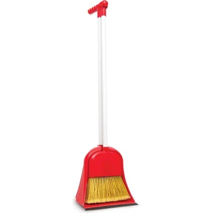 Flr F077 Mega Hazneli Süpürgeli Faraş Takımı Kırmızı