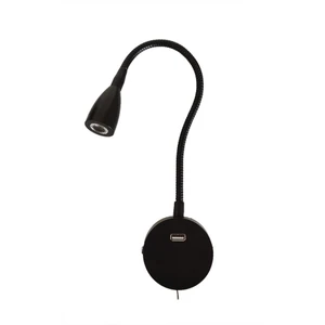 12V Usbli Okuma Lambası Yat Karavan Marine 3W Günışığı Anahtarlı 25 cm Spiral Krom Yigit Led