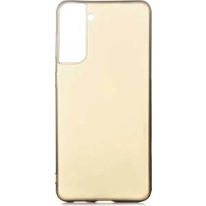 Galaxy S21 Kılıf Silikon Yumuşak Dokulu Premium- Gold