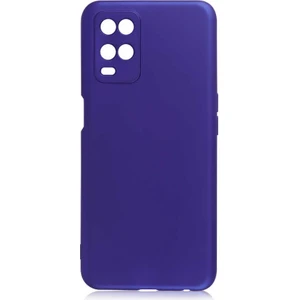 Oppo A54 4g Kılıf Silikon Yumuşak Dokulu Premium- Saks Mavi