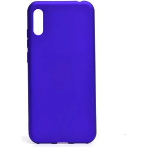 Huawei Y6 2019 Kılıf Silikon Yumuşak Dokulu Premium- Saks Mavi