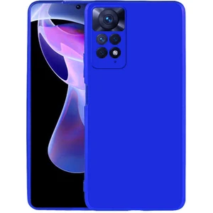Xiaomi Redmi Note 11 Pro 5g Kılıf Silikon Yumuşak Dokulu Premium- Saks Mavi