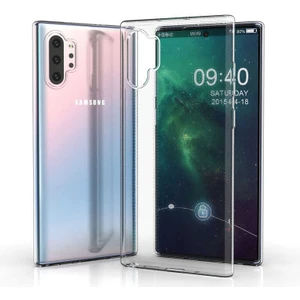 Galaxy Note 10 Plus Kılıf Şeffaf Silikon Lüx