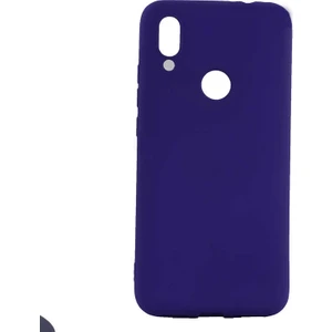 Xiaomi Redmi 7 Kılıf Silikon Yumuşak Dokulu Premium- Mor