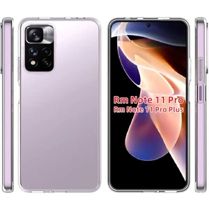Xiaomi Redmi Note 11 Pro Plus 5g Kılıf Şeffaf Silikon Lüx