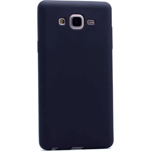 Galaxy On7 Kılıf Silikon Yumuşak Dokulu Premium- Siyah