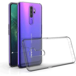 Oppo A9 2020 Kılıf Şeffaf Silikon Lüx