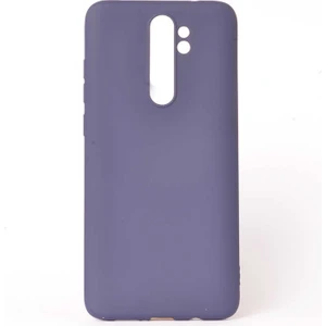 Xiaomi Redmi Note 8 Pro Kılıf Silikon Yumuşak Dokulu Premium- Lacivert