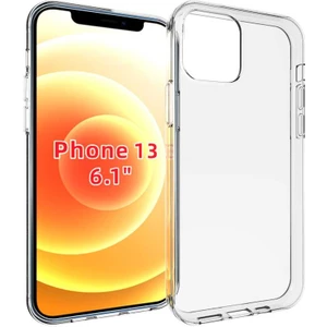 Apple iPhone 13 Kılıf Şeffaf Silikon Lüx