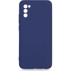Galaxy A02S Kılıf Lansman Içi Kadife Silikon- Lacivert