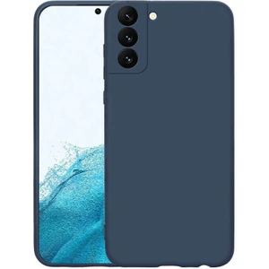 Galaxy S22 Kılıf Lansman Içi Kadife Silikon- Lacivert