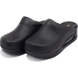 Kadın  Siyah  Anatomik Taban Sabo Doktor ve Hemşire Terliği