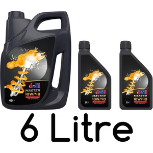Master 10W-40 API SM/CF ACEA A3/B4 6 Litre Yarı Sentetik Motor Yağı (Üretim Yılı: 2024)