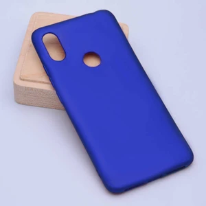 Xiaomi Mi 8 Kılıf Silikon Yumuşak Dokulu Premium- Saks Mavi