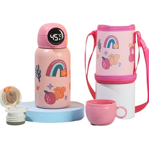 Erkekler ve Kızlar Için 500ML Akıllı Termos Kupası 316 Pasalı Paslanmaz Çelik Termos Kupası(Yurt Dışından)