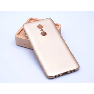 Xiaomi Redmi 5 Plus Kılıf Silikon Yumuşak Dokulu Premium- Gold