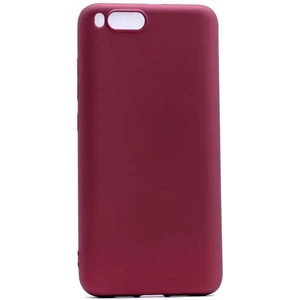 Xiaomi Mi 6 Kılıf Silikon Yumuşak Dokulu Premium- Bordo
