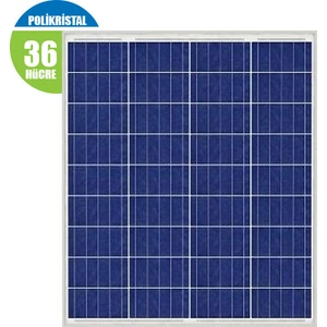 22W Watt Polikristal Lexron Güneş Paneli