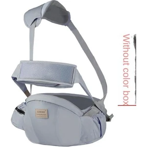 Bebek Bel Dışkı Bebek Taşıyıcı Kalça Koltuk Bebek Bebek Toddlers (Gri)(Yurt Dışından)