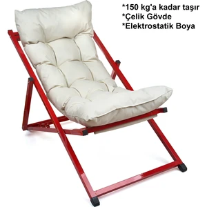 Bora Şezlong Seti Bahçe&balkon&teras&plaj Katlanır Set -1 Şezlong
