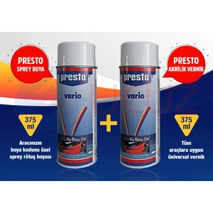 Renault Kod: 389 Presto Sprey Boya Seti (Boya + Vernik)