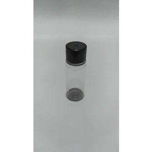 8 Ml Siyah Standart (Çevirmeli) Kapaklı Likit Dezenfektan Kolonya Pet  Şişesi (10 Adet)