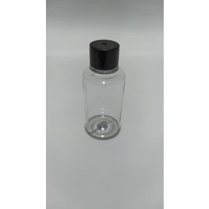 30 Ml Siyah Standart (Çevirmeli) Kapaklı Likit Dezenfektan Kolonya Pet  Şişesi (10 Adet)