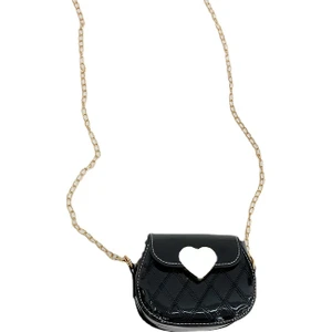 Shınlea Çocuklar Crossbody Çanta Prenses Omuz Çantası Sevimli Kız Moda Zincir Bozuk Cüzdan (Yurt Dışından)