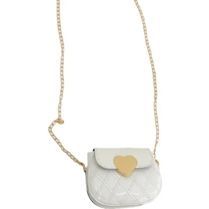 Shınlea Çocuklar Crossbody Çanta Prenses Omuz Çantası Sevimli Kız Moda Zincir Bozuk Cüzdan (Yurt Dışından)