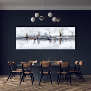 Soyut Çizgiler Kanvas Tablo