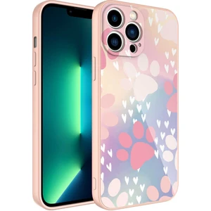 Apple iPhone 13 Pro Max Uyumlu Kılıf Iç Yüzeyi Kadife Kamera Korumalı Parlak Renkli Desenli Kılıf