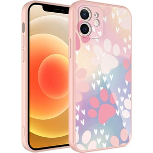 Apple iPhone 11 Uyumlu Kılıf Iç Yüzeyi Kadife Kamera Korumalı Parlak Renkli Desenli Kılıf