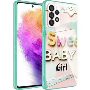 Samsung Galaxy A33 5g Uyumlu Kılıf Iç Yüzeyi Kadife Kamera Korumalı Parlak Renkli Desenli Kılıf