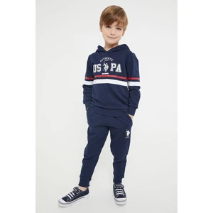 U.S. Polo Assn. Lisanslı Lacivert Erkek Çocuk Eşofman Takım