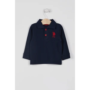 U.S. Polo Assn. U.s. Polo Assn Lisanslı Classic Lacivert Erkek Bebek Uzun Kol Yakalı Sweatshirt