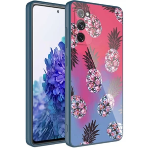 Samsung Galaxy S20 Fe Uyumlu Kılıf Iç Yüzeyi Kadife Kamera Korumalı Parlak Renkli Desenli Kılıf