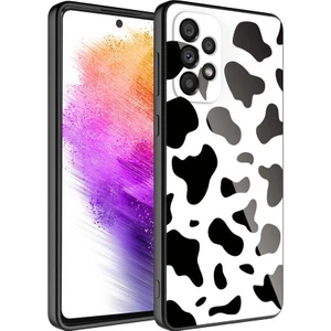 Samsung Galaxy A52 Uyumlu Kılıf Iç Yüzeyi Kadife Kamera Korumalı Parlak Renkli Desenli Kılıf