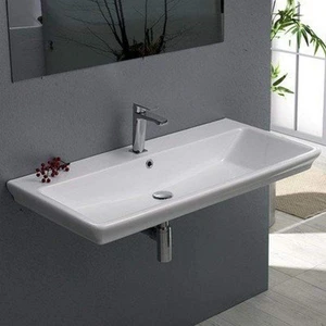 Seramik Arica 98 cm Etajerlı Lavabo