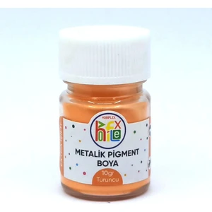 Epoksi Reçine Metalik Sedefli Pigment Toz Boya 10 gr Turuncu