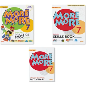 Kurmay Yayınları 7.Sınıf Practıce Book & Dıctıonary & Skills Book (3’ Lü Set)