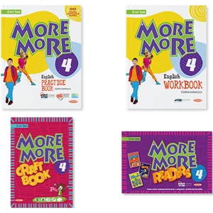 Kurmay Yayınları 4.Sınıf Practıce Book & Workbook & Hikaye Seti & Craft Book - 4’lü Set