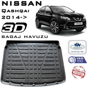Born Garage Bagaj Havuzu Qashqaı 2014-2019 Tam Uyumlu 3D Model
